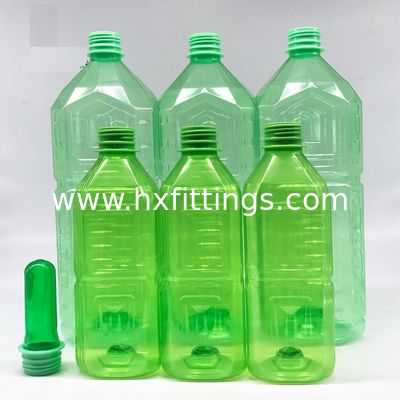 Botol pelindung lingkungan bahan poliester embrio berkualitas tinggi kaliber 38mm pemasok