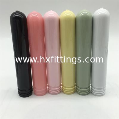 35G dengan warna yang berbeda Plastik 24Mm Pet Preform botol plastik pemasok