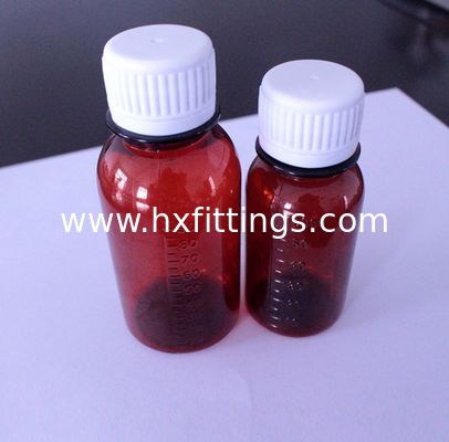 botol warna cokelat pra-bentuk PET leher 28mm 30mm pemasok