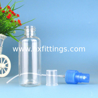 Botol Semprot Kabut Plastik PET Bening Biru Hijau Hitam Merah Muda 30ml 50ml 60ml 100ml Kosong pemasok