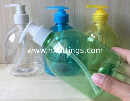 Botol PET 500 ml dengan warna pompa yang disesuaikan pemasok
