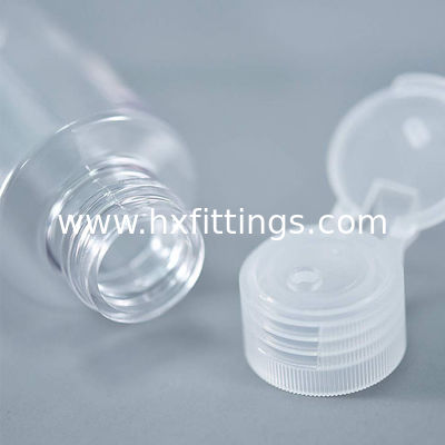 Tutup Botol Plastik Lotion Kecil Kustom 25mm 28mm 28/410 20/410 Berkualitas Tinggi Tutup Botol Flip Top pemasok