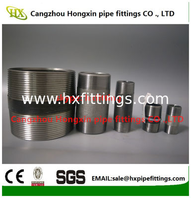 Thread pipe nipple,carbon stainless steel pipe nipples from Chinese factory